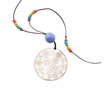 Rainbow Flowers Necklace